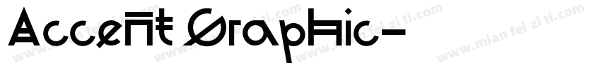 Accent Graphic字体转换